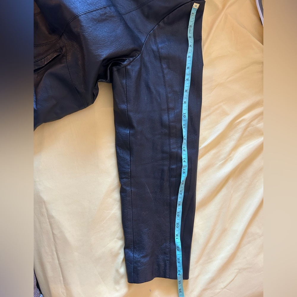 Vtg Max Usa Men's Basic Leather Jacket - image 8